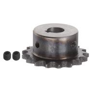 HARFINGTON DIN/ISO 06B Roller Chain Sprocket 17T Pitch 3/8" 14mm Bore A3 Carbon Steel Motor Drive Ge
