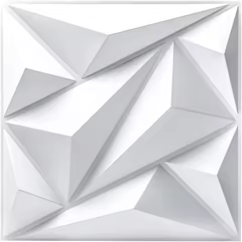 (pack of 12)Decorative 3D wall panel with diamond design, 30.48 cm x 30.48 cm