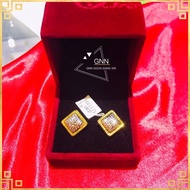 Emas 916 Tulen Subang S27 Design Pulut Dakap 916 Emas Gold Earring