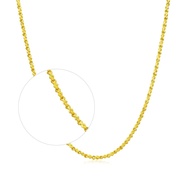 CHOW TAI FOOK 999.9 Pure Gold Chain Necklace - F124766