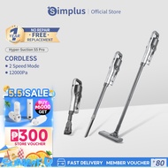 Simplus 3 In 1 Cordless Vacuum Cleaner Portable Vacuum Cleaner Ultra Quiet 12000Pa Strong Suction Ha