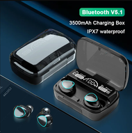 Sports Bluetooth Wireless Headphones with Mic IPX7 Waterproof Ear Hooks Bluetooth Earphones HiFi Stereo Music Earbuds for Phone