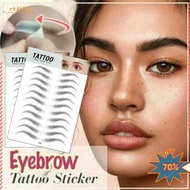 RTJIFSS99 Authentic Water-based Cosmetics Brow stickers Eyebrow Tattoo Sticker