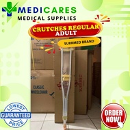 CRUTCHES REGULAR SURRMED / ELBOW CRUTCHES SURRMED PER PIECE ALUMINUM ADJUSTABLE