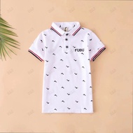 2-11 years old kids printed polo shirt boy