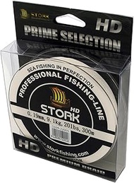Stork HD 4-Way Braided Fishing Line 300 m (White, 30 lbs / 13.6 kg / 0.23 mm)