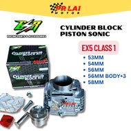 ESR EX5 Class 1 53mm 54mm 56MM BODY+3 58mm Racing Cylinder Block Piston Sonic class1 ESR MOTOR PR LA