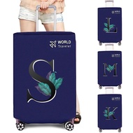 Xanh da trời Nắp vali Velcro 20-30 inch, bảo vệ vali, không dệt, loạt lá