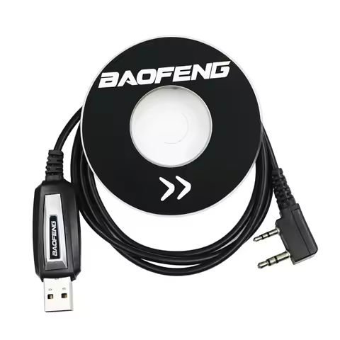 Baofeng USB Programming Cable With Driver CD For UV-5RE UV-5R Pofung UV 5R uv5r 888S UV-82 UV-10R Tw
