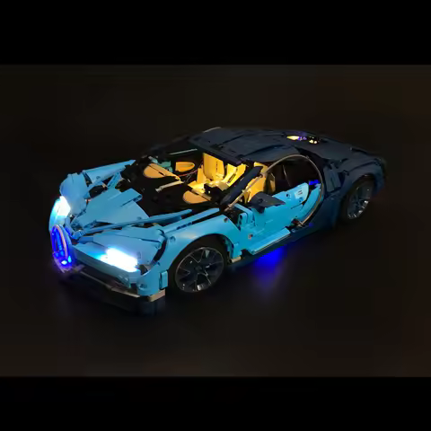 BYB LED Light Kit For LEGO 42083 Bugatti Chiron 20086 Race Car Set Remote Control Not Include Buildi