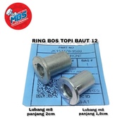 RING BOS CAP M8 BOLT 12 LENGTH 18MM 20MM BUSHING BOSH 1.8CM AND 2CM