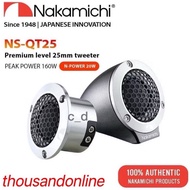 Nakamichi NS-QT25 - Premium Level 25mm Tweeter Speaker Tweeter Kereta | Speaker Kereta | Car Speaker