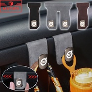 Volvo Car Copilot Glove Box Metal Hook Suede Leather Interior Hanger For XC60 S60 S80 XC90 V60 XC40 