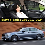 Car Window Sunshade for BMW 5-Series G30 2017-2024 Car Curtains Anti-Mosquito Car Sunshade UV Protec