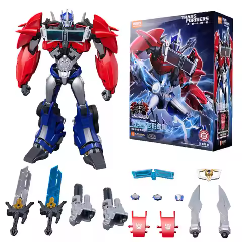 BLOKEES Action Edition 20cm Transformers: Prime Optimus Prime Soundwave Megatron Action Figures Spli