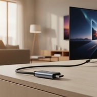 4K 60Hz USB-CHDMIPC  Kabel Penyambung USB-C ke HDMI 4K 60Hz untuk TV Definisi Tinggi dan Monitor PC