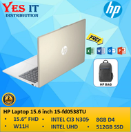 HP 15-FD0538TU / FD0539TU / FD0540TU Laptop (Intel I3-N305 8GB RAM 512GB SSD INTEL UHD 15.6 FHD W11 