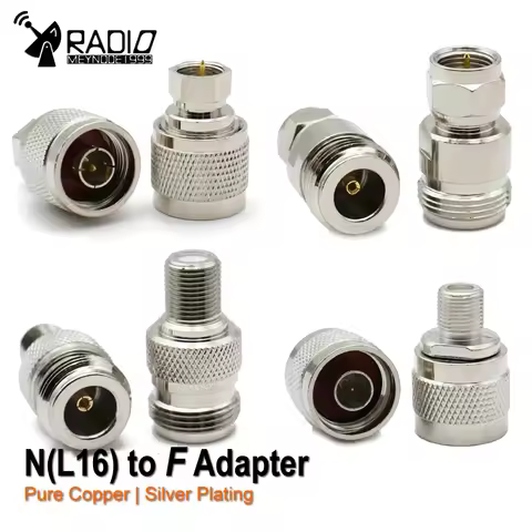 1pcs/lot N To F TV Male Female Straight Connector L16 N Type to F Type Coax Converter Antenna Extens