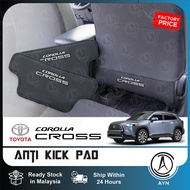 TOYOTA COROLLA CROSS 2023 2022 Premium Leather Anti Kick Pad Back Seat Cover Protector Car Accessories Bodykit Accessori