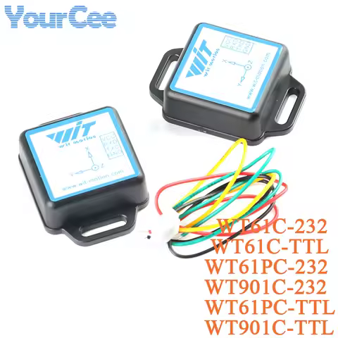 WT901C WT61PC WT61C to RS485/232/TTL 9/6 Axis IMU Sensor Tilt Angle Roll Pitch Yaw+Acceleration+Gyro