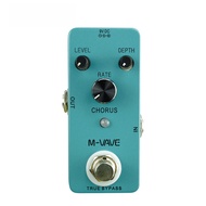M-VAVE CHORUS Pedal Digital Guitar Effect Pedal Guitar Analog Classic Chorus Effect Pedal True Bypas