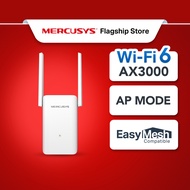 Mercusys ME80X Wi-Fi 6 AX3000 Range Extender | Easy Mesh & WPS Setup (Powered by TP-Link)