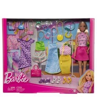 [預訂2311][特價] Mattel - HKB07 Barbie：Clothes and Doll Mix & Match Fashion Accessories 芭比：時尚金發女郎