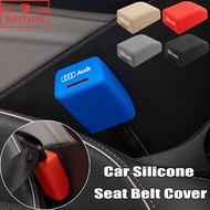 Audi Car Silicone Seat Belt Cover Auto Safety Belt Anti-Scratch Protector Cover For A3 8l A1 Q5 TT m