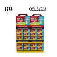 Gillette Super Nacet Razor Blades 5+1 Blades 20boxes