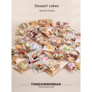 Mini pastry dessert cake bread food play independent packaging miniature simulation children play ho