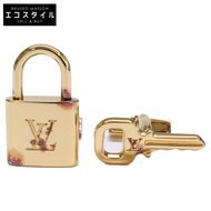 路易威登鑰匙和掛鎖圖案袖扣 [二手]