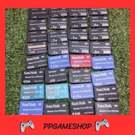 เมมแท้PSP​ 100%  ของแท้ติดเครื่อง​ มีหลายความจุ​ เมม​Sony​ Pro​ Duo​ เมม​ Sandisk