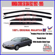 Honda Civic EG SR4 4Door (5th Gen) 1991-1995 AG Door Visor Air Press Wind Deflector (Small 7.5cm Width)