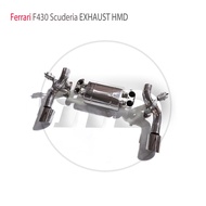 HMD Stainless Steel Exhaust System Performance Catback for Ferrari F430 Scuderia Valve Muffler