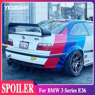 YKSRDNF For BMW 3 Series E36 high quality ABS Plastic Unpainted Color Rear Spoiler Wing Trunk Lid Co