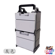 กล่องเครื่องมือรถขับเคลื่อนด้วยไฟฟ้า Tamiya Double Layer Noodles Parts Box กล่องเก็บของสำหรับผู้ชายแ