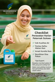Probiotik BlueGreen Biotech Obat Penghilang Bau Air Kolam Lele Organik