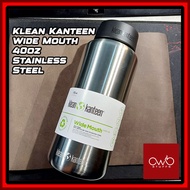 Klean Kanteen Wide Mouth Loop Cap 40oz Stanless Steel Canteen Bottle Single Wall