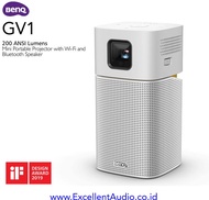 BENQ GV1 MINI WIRELESS PORTABLE PROJECTOR BLUETOOTH SPEAKER USB-C HDMI - STORENMR