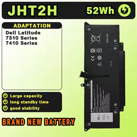 SAT Laptop Battery for Dell JHT2H Latitude 7310 7410 Series 35J09 0YJ9RP 009YYF 07CXN6 04V5X2 0HRGYV