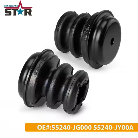 2PCS New Rear Coil Spring Bumper For Nissan Rogue Qashqai QR25DE For Renault Koleos II SSA NS 004A O