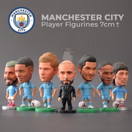 Figur aksi bola sepak Soccerwe Manchester City Players Original Action Figure World Cup EPL La Liga 