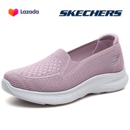 Skechers_GO WALK 5-Power- รองเท้าผู้หญิงรองเท้าลำลองผู้หญิงรองเท้าผ้าใบสตรีรองเท้าวิ่งสตรีสีดำ