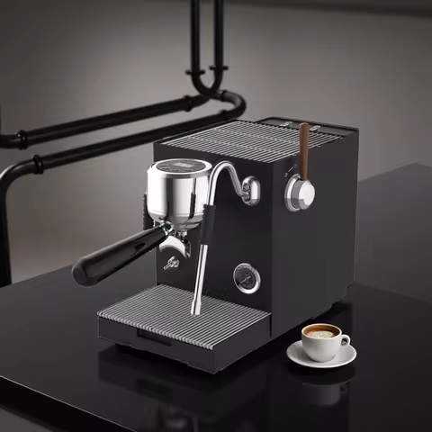 CAFOVO E120 9Bar Commercial Dual Boiler Espresso Machine ULKA Pump OPV System with OLED Display for 