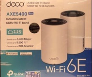 🔥全新現貨🔥TP-Link Deco XE75 PRO AXE5400 三頻Mesh Wi-Fi 6E 系統 Router Tp Link 6E