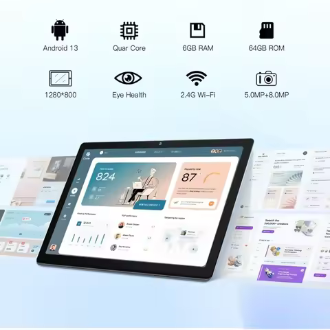 Newest 10.1 INCH 6GB RAM 64GB ROM K11 Andriod 13 Tablet PC SC7731 CPU Quad-Core WIFI Type-C USB