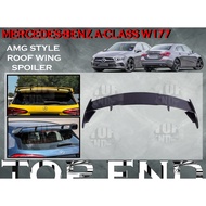 MERCEDES BENZ A-CLASS W177 2019 A35 A45S AMG STYLE REAR ROOF SPOILER WING WITH PAINT (PIANO BLACK) A