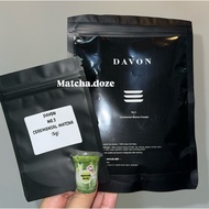 Davon No.3 CEREMONIAL Matcha Powder REPACK 5g and 20g