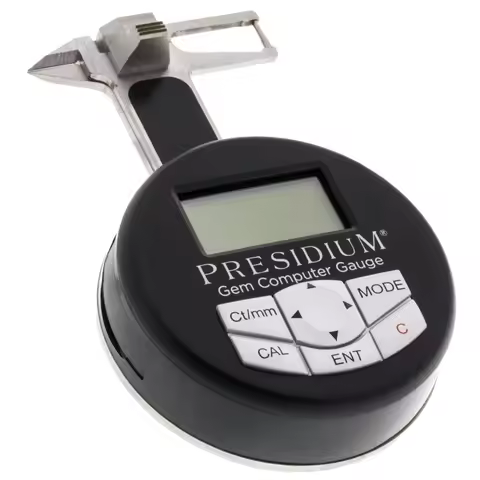 Presidium Gem Computer Gauge PGCG Digital Gem Identifier & Carat Estimator for 9 Cuts & 74 Gemstones