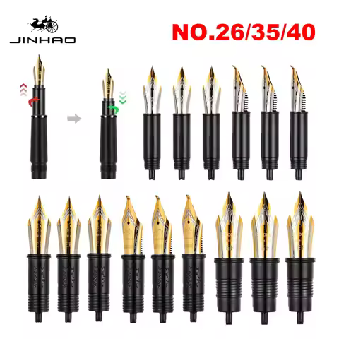 1/3Pcs Jinhao Fountain Pen Nib For 9019 / X159 / 82 / 82 mini/ 100 / 9056 / 9036 / 9016 Series Stati
